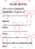 Digital Birthday Invitation
