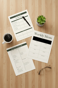 All Four Pages Together Mockup