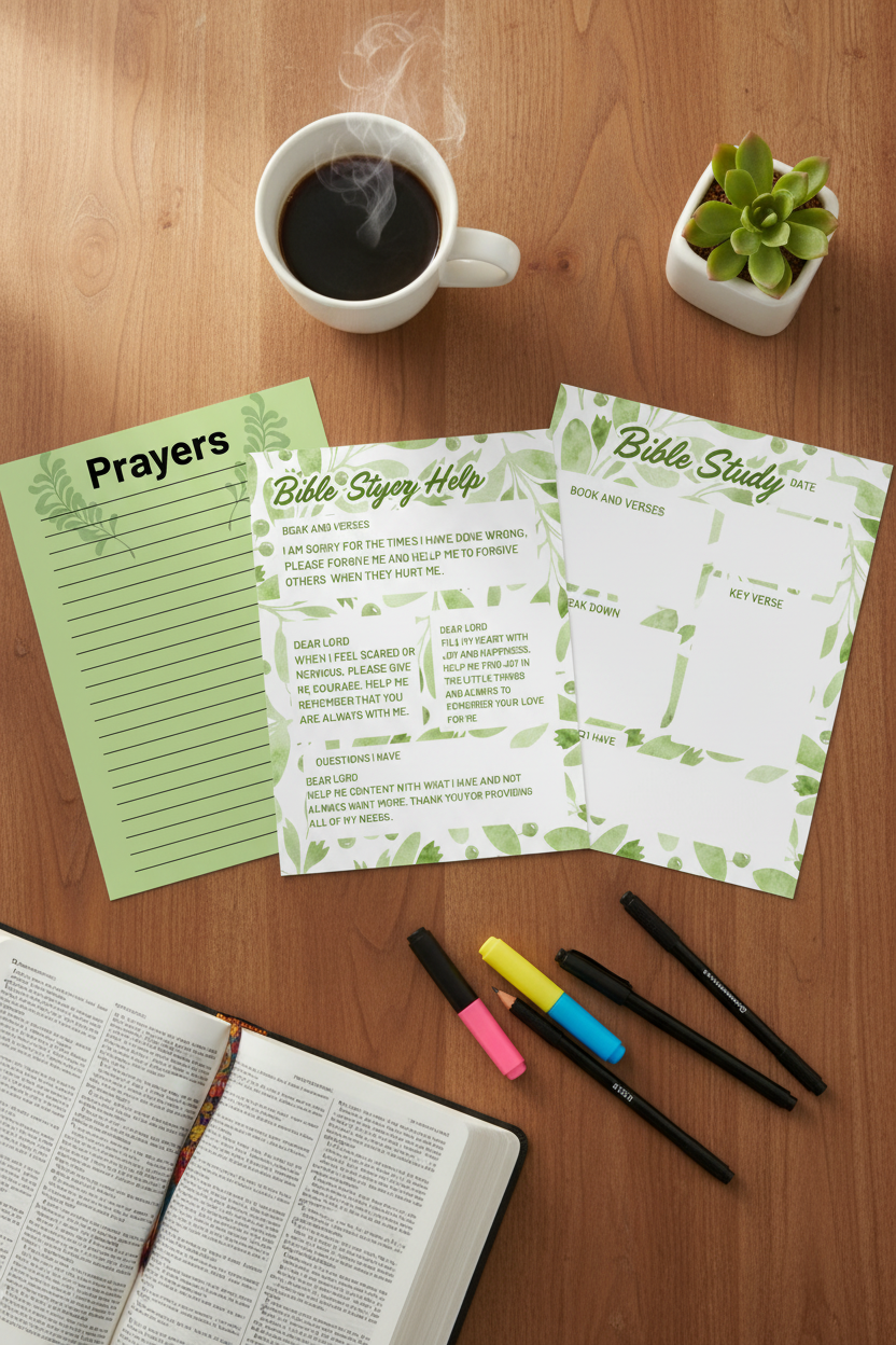 All Three Pages Study Mockup