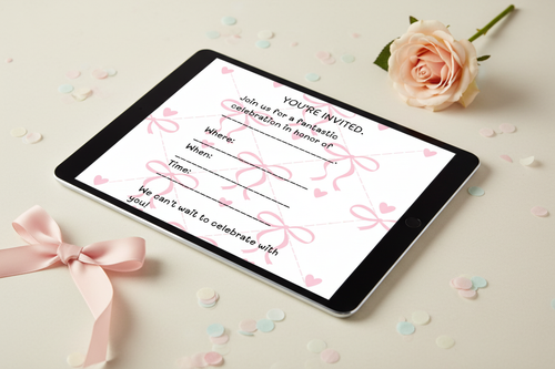 Digital Birthday Invitation